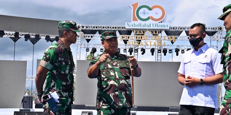 Akan Dihadiri Presiden Jokowi, Pangdam V/Brawijaya Pastikan Kesiapan Pengamanan 1 Abad NU di Banyuwangi