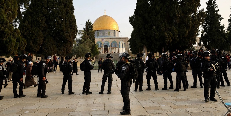 Polisi Israel Larang Dubes Yordania Masuk Kompleks Masjid Al Aqsa