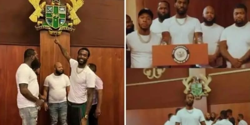 Bikin Video Klip di Istana Presiden, Rapper Meek Mill Dihujat Warga Ghana