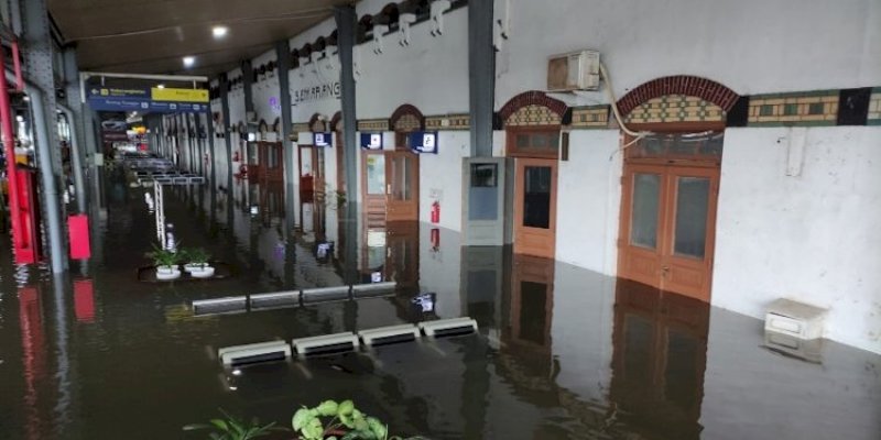 Dampak Banjir Semarang, KAI Ubah Sejumlah Perjalanan Kereta