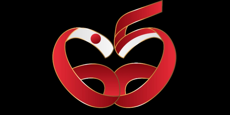 Rayakan Hubungan Diplomatik, Jepang-Indonesia Luncurkan Logo 65 Tahun