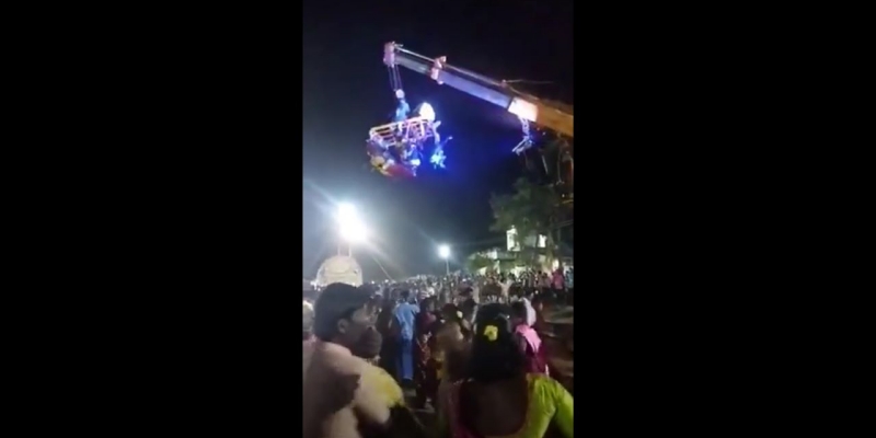 Crane Ambruk Saat Festival, Timpa Empat Orang Hingga Meninggal