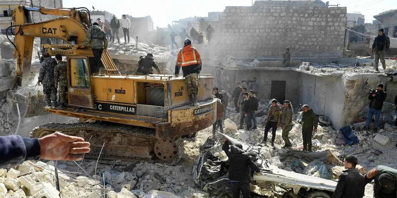 Rusun di Aleppo Suriah Runtuh, Tewaskan 16 Warga
