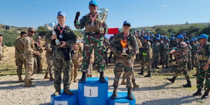 Kontingen Garuda UNIFIL Pertahankan Gelar Juara SASCO 2023 di Lebanon