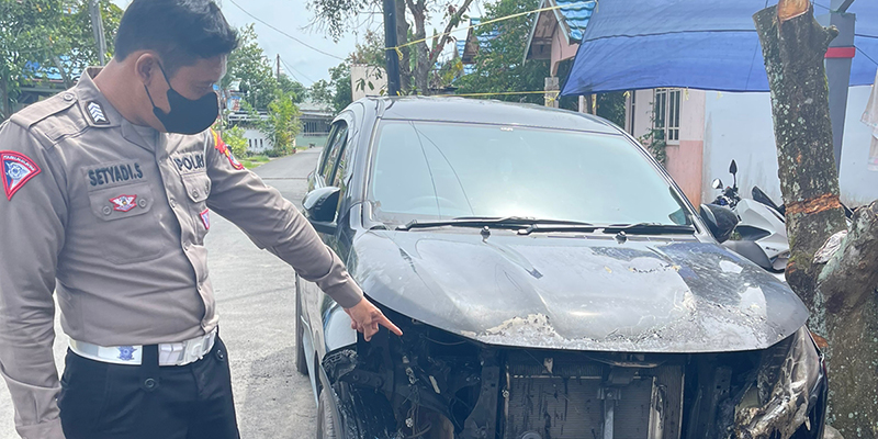 Hasil Penyelidikan, Korsleting Listrik jadi Penyebab Mobil KPUD di Kalteng Terbakar