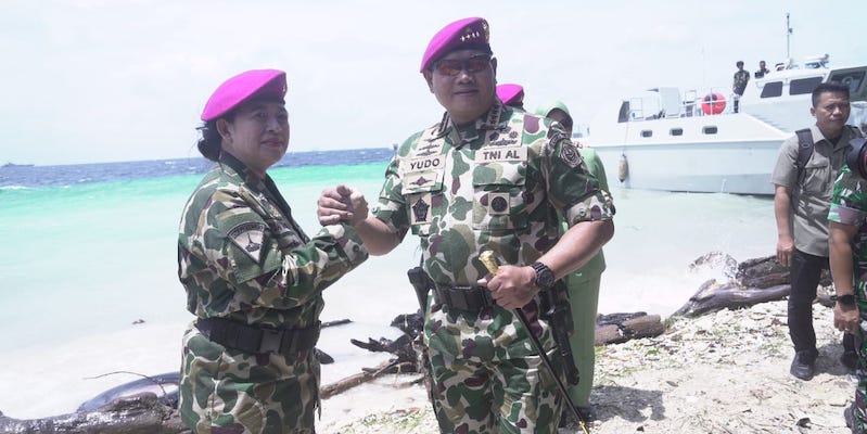 Terima Baret Kehormatan, Puan Maharani: DPR Dukung Penguatan Marinir Indonesia