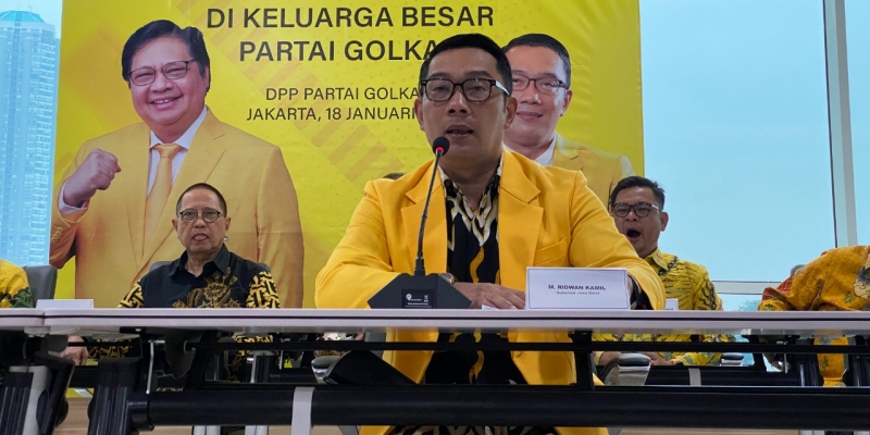 Ridwan Kamil Punya Tiga Alasan Mengapa Pilih Gabung Partai Golkar