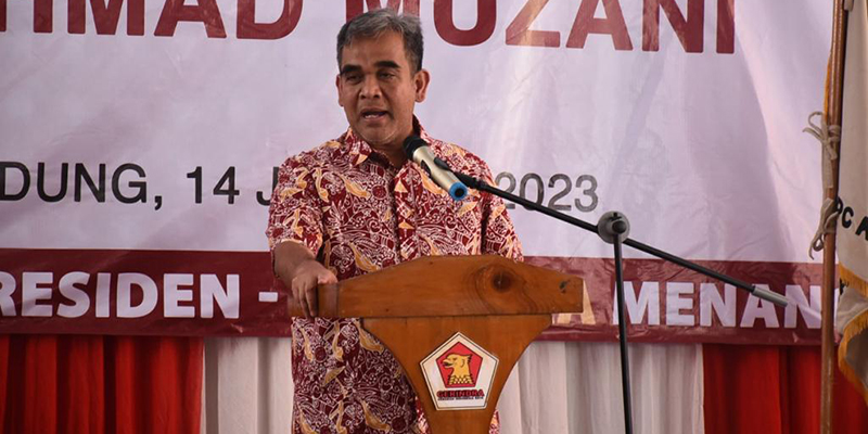 Jelang HUT ke-15 Gerindra, Muzani Instruksikan Kader Pasang Spanduk Prabowo Presiden 2024