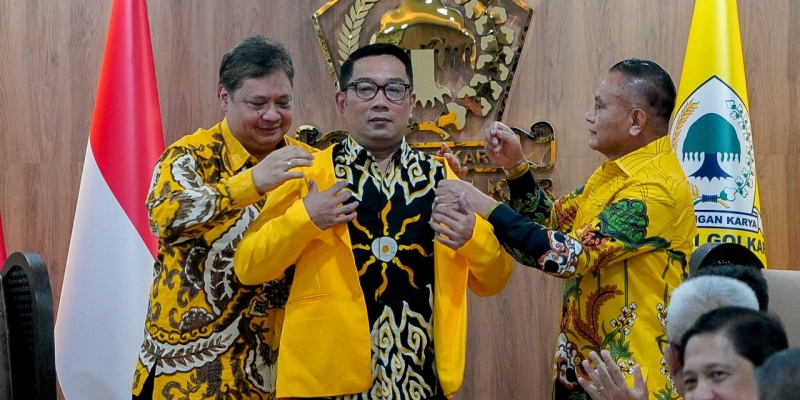 Meski Tak Maju di Pilpres, Ridwan Kamil Tetap Untung Bergabung dengan Golkar