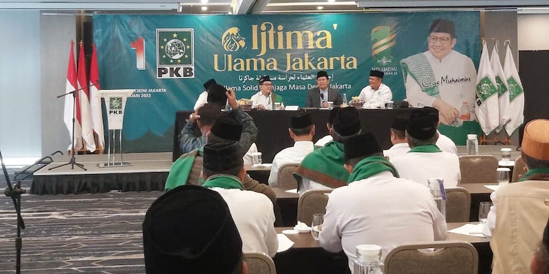 Ketua Bidang Dakwah dan Ukhuwah MUI Pusat KH Cholil Nafis (kedua dari kanan) di acara Ijtima Ulama Jakarta, Hotel Novotel, Cikini, Kamis (2/2)/RMOL