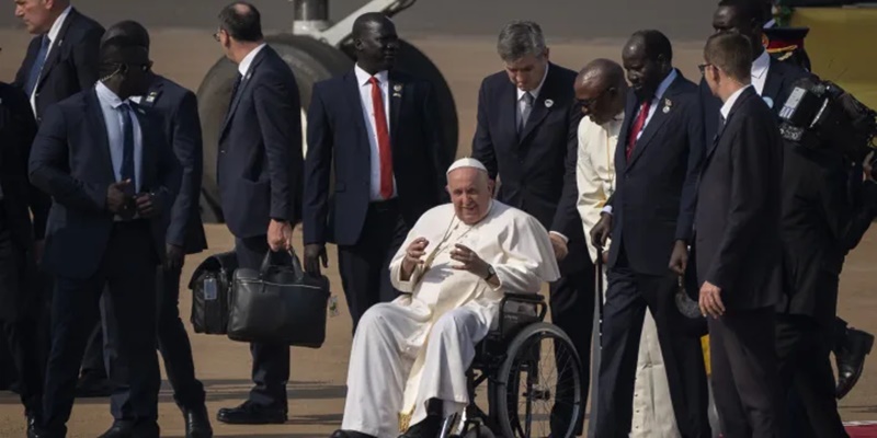 Ingatkan Pemimpin Sudan, Paus: Sejarah akan Menghakimi jika Terus Memperlambat Perjanjian Damai 2018