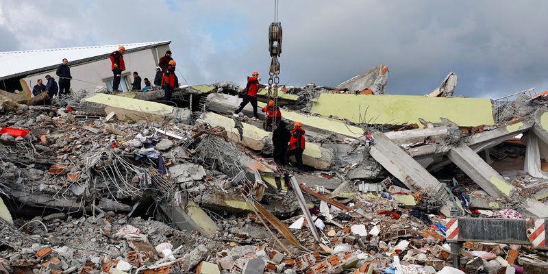 China Kirim Tim dan Umumkan Bantuan Rp 89,2 Miliar untuk Bencana Gempa Turki dan Suriah