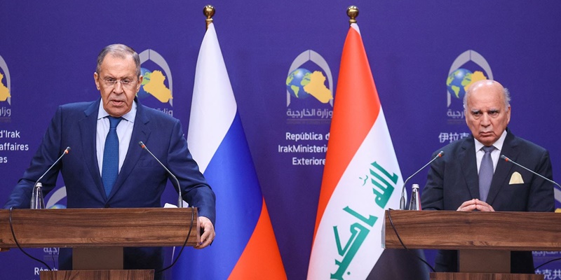 Di Irak, Menlu Rusia Sergey Lavrov Bahas Sejumlah Hal Terkait Perang Ukraina