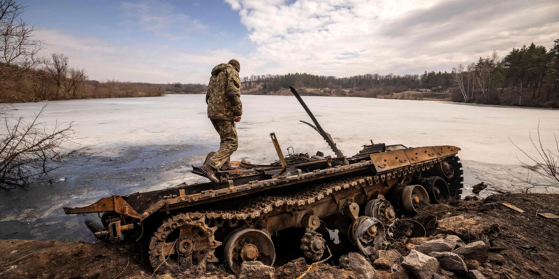 AS: Rusia Kehilangan Separuh Armada Tank Tempur di Medan Perang