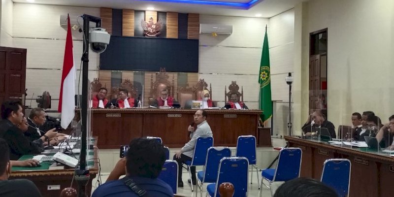 Sidang Kasus Suap Prof Karomani, Terungkap Infak Rp 100 Juta M. Dawam Rahardjo untuk Lampung Nahdliyin Center