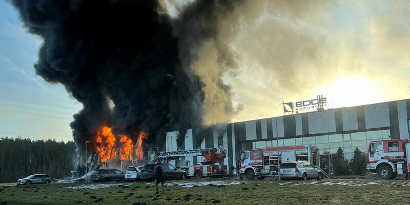 Pabrik Drone Milik AS di Latvia Terbakar