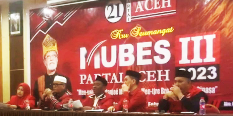 Aklamasi, Mualem Kembali Pimpin Partai Aceh
