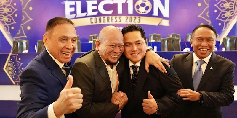 Jabat Ketum PSSI, Erick Thohir Sedang Berpoles untuk Pemilu 2024