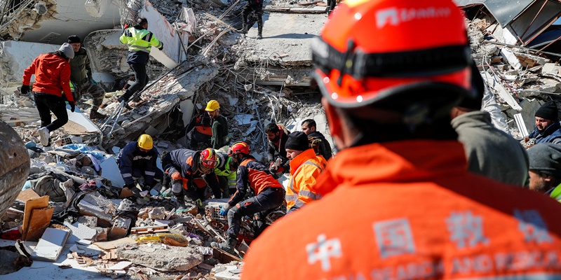 Relawan Korsel Berhasil Selamatkan Lima Korban Gempa Turki