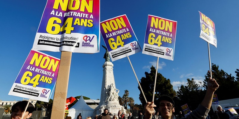 Prancis Dilanda Pemogokan Massal Kedua, Masih Soal Protes Usia Pensiun