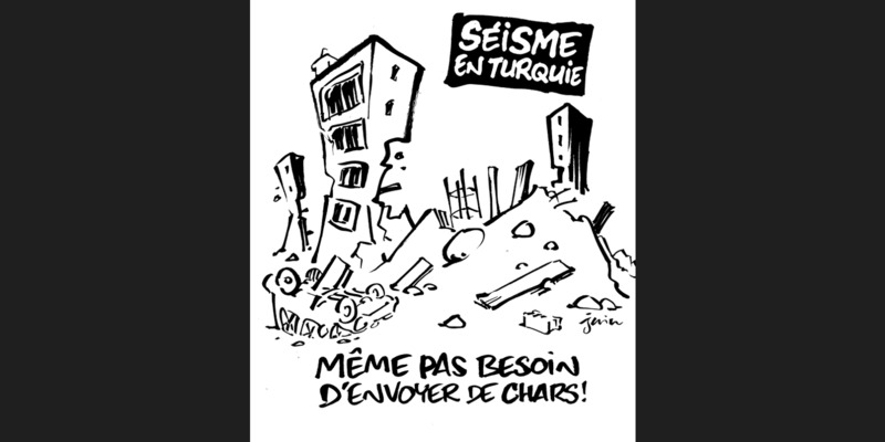 Ejek Gempa Turki Lewat Karikatur, Charlie Hebdo Habis Dicibir Warganet