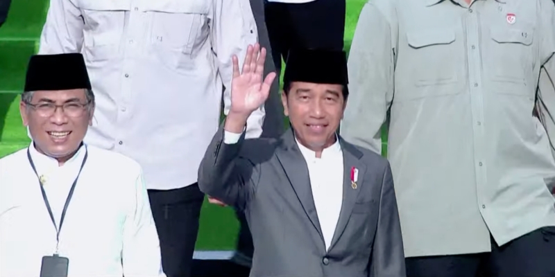 Presiden Republik Indonesia, Joko Widodo menghadiri Resepsi 1 Abad Nahdlatul Ulama di Stadion Gelora Delta Sidoarjo, Jawa Timur/Net