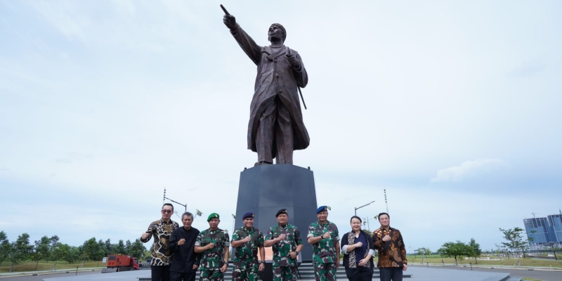 Penampakan Monumen Panglima Besar Jenderal Soedirman di Pantai Indah Kapuk 2, Tangerang/Ist