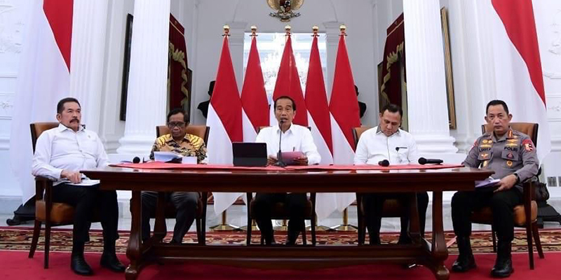 Di Istana Bersama Jokowi, Firli Sampaikan Upaya KPK Hilangkan Korupsi di Indonesia