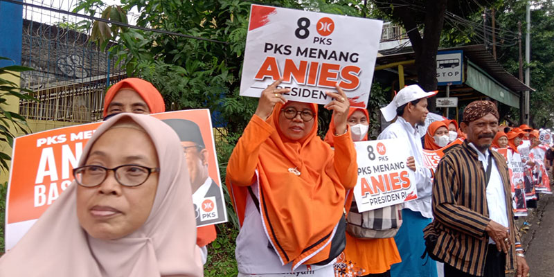 Jelang Pengumuman Bacapres, Kader PKS Berduyun-duyun Sambut Kedatangan Anies