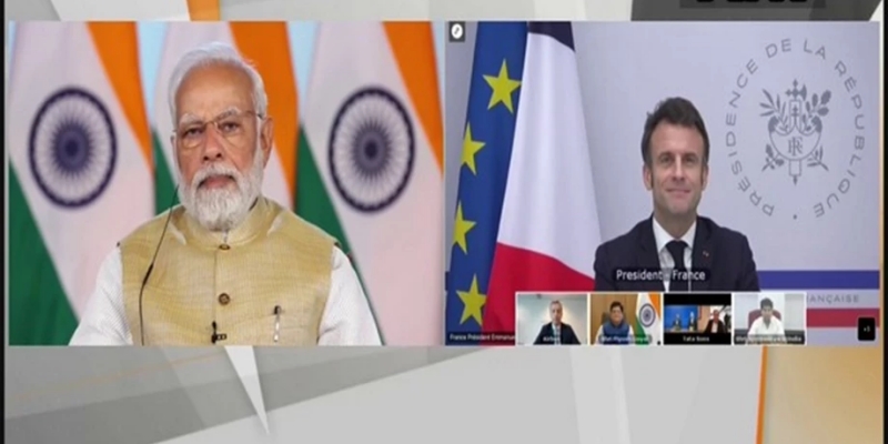 Macron:  India Bisa Bantu Akhiri Konflik Rusia-Ukraina