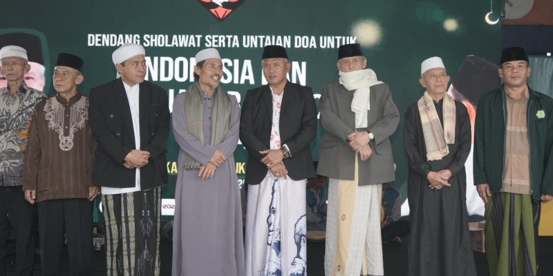 Dendang Sholawat dan Doa untuk Indonesia Menggema di Sukabumi