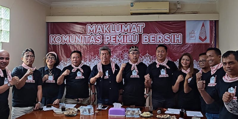 Resmi Dideklarasikan, Komunitas Pemilu juga Usung Politisi Bersih