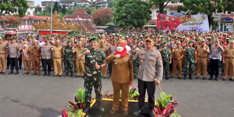 Apel 3 Pilar, Bangun Sinergi Jamin Keamanan dan Ketertiban di Bandar Lampung
