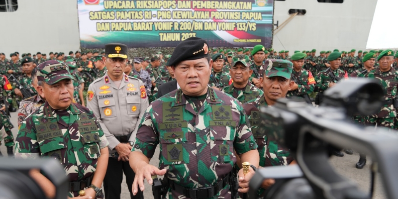 Lepas 850 Prajurit ke Papua, Ini Pesan Panglima TNI