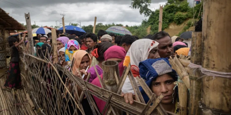 Rencanakan Proyek Repatriasi Rohingya, Delegasi Myanmar Kunjungi Kamp Cox's Bazar Bangladesh
