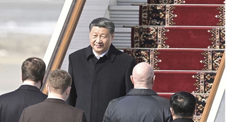 Selesaikan Kunjungan Tiga Hari, Xi Jinping Tinggalkan Rusia dengan Upacara Perpisahan