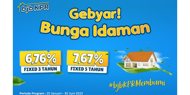 Beli Rumah Pakai bjb KPR Membumi Aja, Suku Bunga Kompetitif dan DP Nol Persen