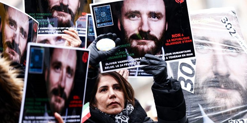 Belgia Buka Pintu Pertukaran Tahanan dengan Iran, Harapan Pembebasan Olivier Vandecasteele Terbuka