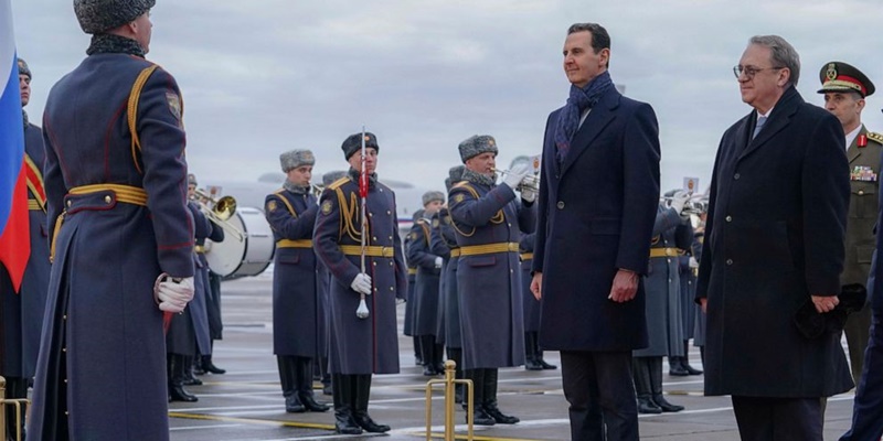 Tiba di Moskow, Bashar al-Assad Siap Bahas Berbagai Masalah bersama Putin