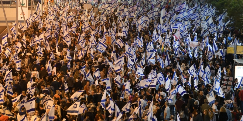 Pekan ke-10, Puluhan Ribu Orang Israel Masih Berjuang Tolak Reformasi Yudisial