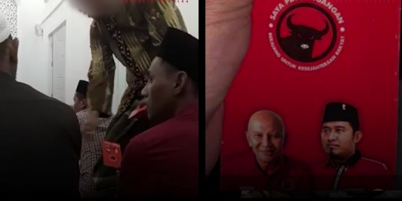 Viral Video Dugaan Politik Uang di Masjid, Amplop Bergambar PDIP
