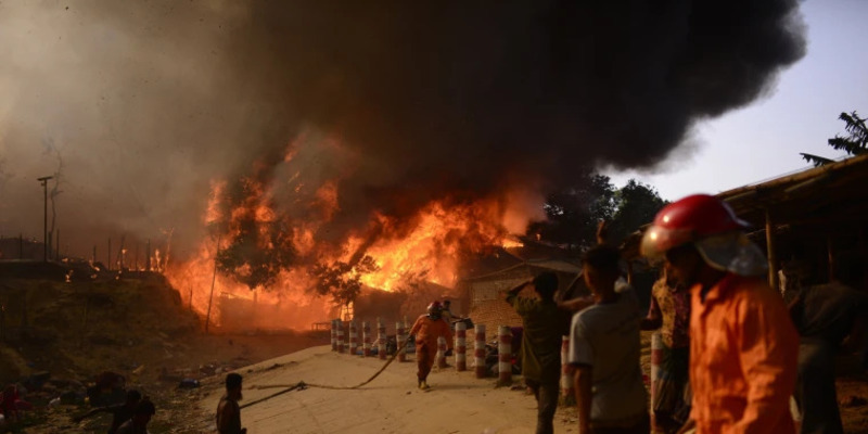 PBB: Ribuan Pengungsi Rohingya Kehilangan Tempat Tinggal Setelah Kebakaran Kamp Bangladesh