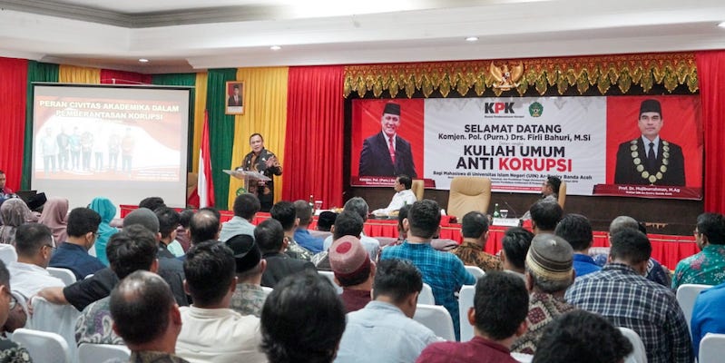 Kuliah Umum di UIN Ar-Raniry Aceh, Firli Bahuri Sampaikan Pesan Peradaban Antikorupsi