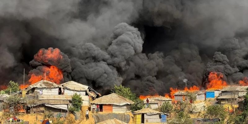 Penyelidik: Kebakaran Kamp Rohingya adalah Sabotase yang Terencana