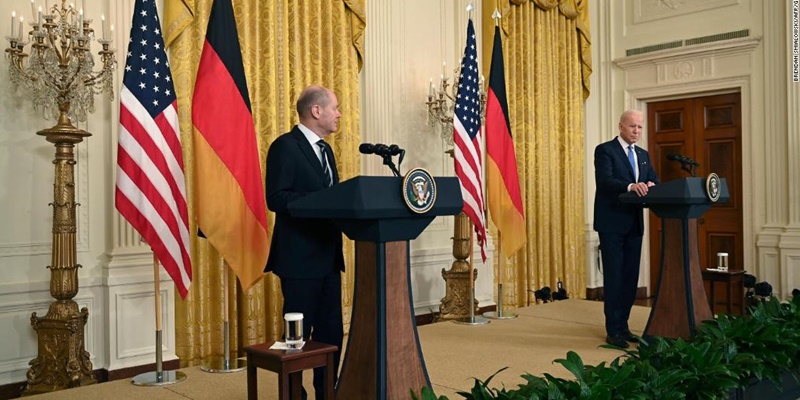 Biden Puji Dukungan Jerman untuk Ukraina, Berterima Kasih kepada Kanselir Olaf