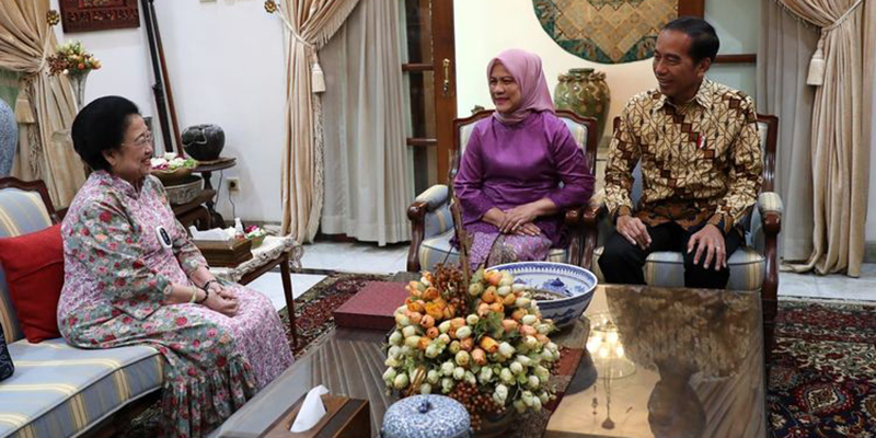 Bahas Pencapresan Ganjar, Jokowi dan Iriana Lebaran ke Rumah Megawati