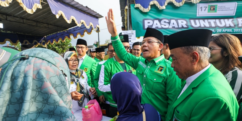 Pasar Rakyat menjadi Warna dalam Momentum Pencapresan Ganjar oleh PPP