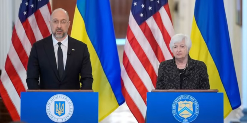 Bertemu Menkeu AS, PM Ukraina Minta Dukungan untuk Rekonstruksi Tahun Ini
