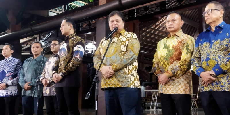 Temui SBY dan Elite Demokrat, Ketum Golkar: Supaya Suasana Pemilu Adem