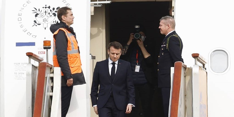 Tiba di Beijing, Macron Upayakan Kerja Sama Ekonomi Tiongkok-Prancis